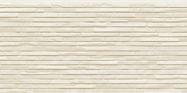 Panel de fachada FH4865K — Paneles de fachada KMEW con acabado de piedra, Crema