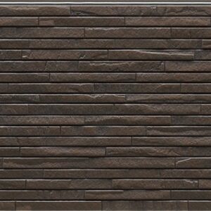 Panel de fachada FH4869K — Paneles de fachada KMEW con acabado de piedra, Marrón claro