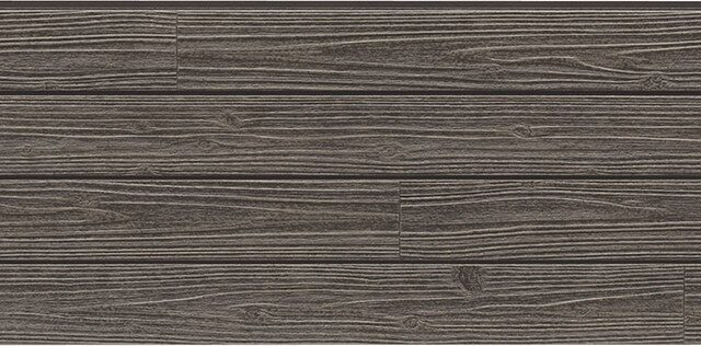 Panel de fachada FH4878U — Paneles de fachada KMEW con acabado de madera, Gris oscuro