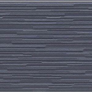 Panel de fachada FH4887U — Paneles de fachada KMEW con acabado de piedra, Gris oscuro