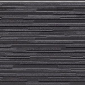 Panel de fachada FH4888U — Paneles de fachada KMEW con acabado de piedra, Gris oscuro