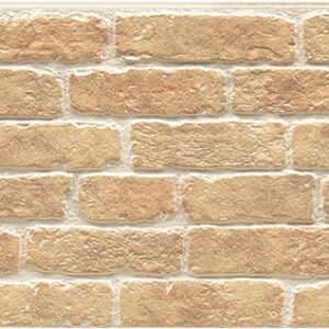 Facade Panel FH4926U — KMEW facade panels with brick finish, Beige