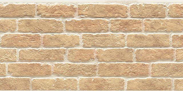 Panel de fachada FH4926U — Paneles de fachada KMEW con acabado de ladrillo, Beige
