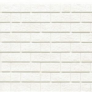 Panel de fachada FH7131U — Paneles de fachada KMEW con acabado de ladrillo, Blanco