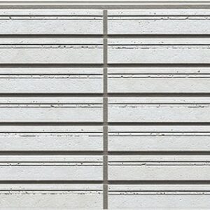 Panel de fachada FH7141A — Paneles de fachada KMEW con acabado de ladrillo, Gris claro
