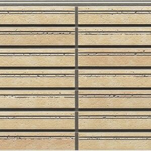 Panel de fachada FH7142A — Paneles de fachada KMEW con acabado de ladrillo, Beige
