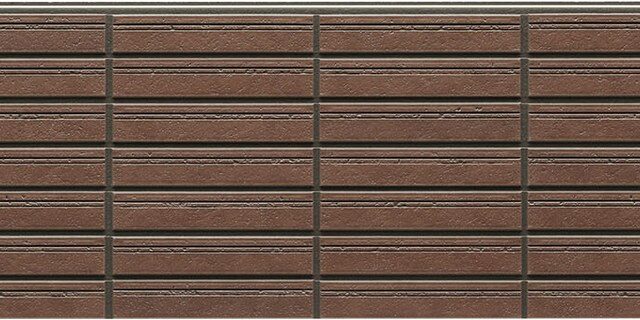 Panel de fachada FH7143A — Paneles de fachada KMEW con acabado de ladrillo, Terracota