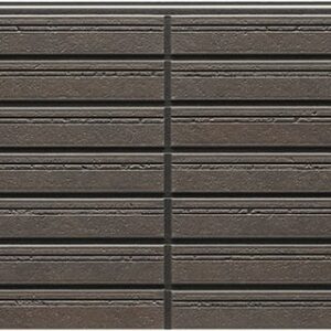 Panel de fachada FH7144A — Paneles de fachada KMEW con acabado de ladrillo, Gris oscuro