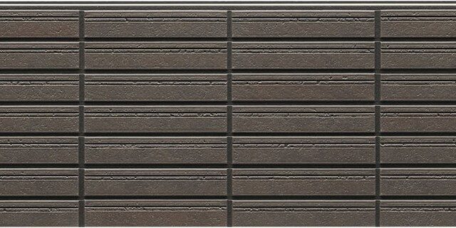 Panel de fachada FH7144A — Paneles de fachada KMEW con acabado de ladrillo, Gris oscuro