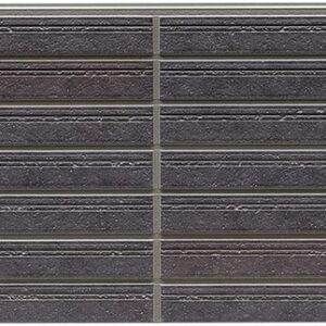 Facade Panel FH7146A — KMEW facade panels with brick finish, Dark Grey