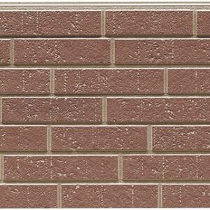 Facade Panel FH7157A — KMEW facade panels with brick finish, Terracotta