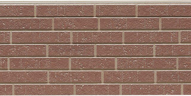 Panel de fachada FH7157A — Paneles de fachada KMEW con acabado de ladrillo, Terracota