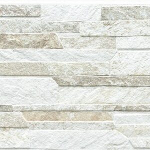 Facade Panel FH7251A — KMEW facade panels with stone finish, White