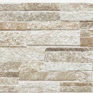 Panel de fachada FH7252A — Paneles de fachada KMEW con acabado de piedra, Beige
