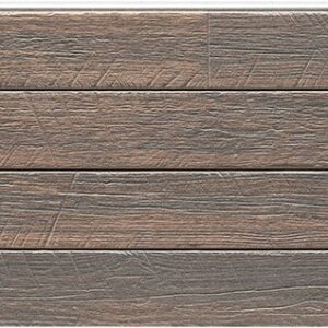 Panel de fachada FH7265A — Paneles de fachada KMEW con acabado de madera, Marrón claro
