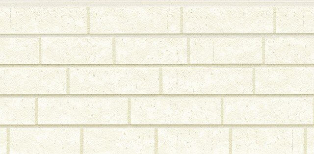 Panel de fachada HCW2321GC — Efecto ladrillo, Crema
