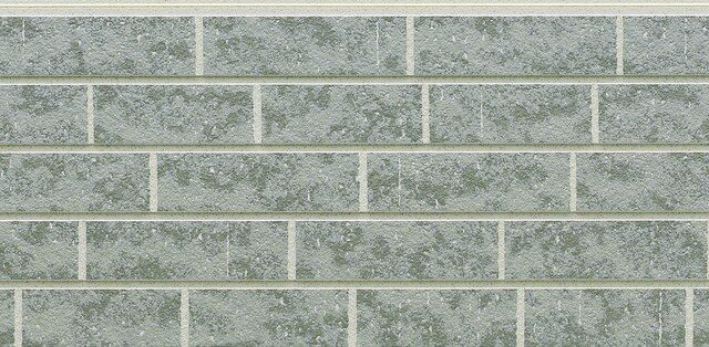 Panel de fachada HCW2322GC — Efecto ladrillo, Gris