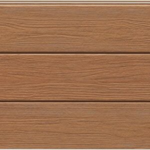 Panel de fachada HFH7452U — Paneles de fachada KMEW con acabado de madera, Marrón claro