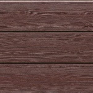 Panel de fachada HFH7457U — Paneles de fachada KMEW con acabado de madera, Terracota
