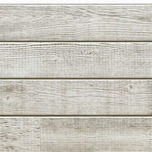 Panel de fachada HFH7521A — Paneles de fachada KMEW con acabado de madera, Gris claro