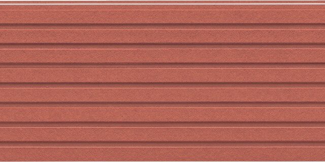 Facade Panel HFH91312U — KMEW Stripe facade panels, Terracotta