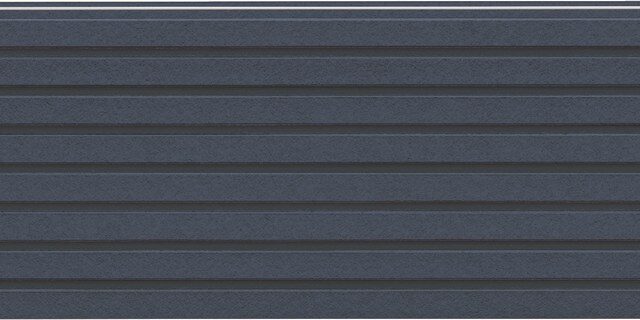 Facade Panel HFH91314U — KMEW Stripe facade panels, Dark Grey
